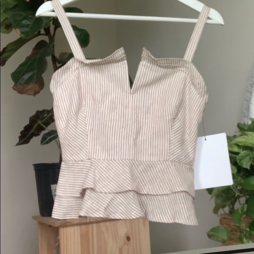 NWT Stripe Blouse